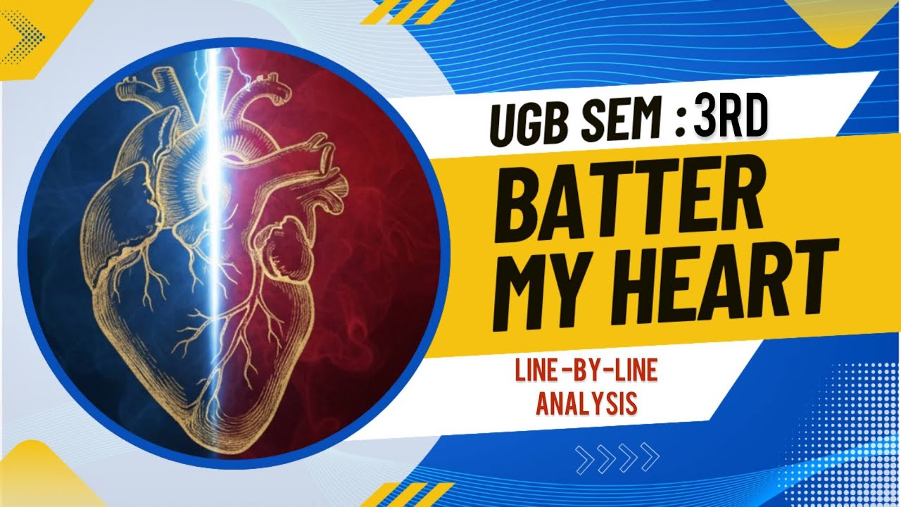 Batter My Heart ব্যাখ্যা | John Donne’s Real Pain & Faith Explained | UGB Semester 3 English Honours