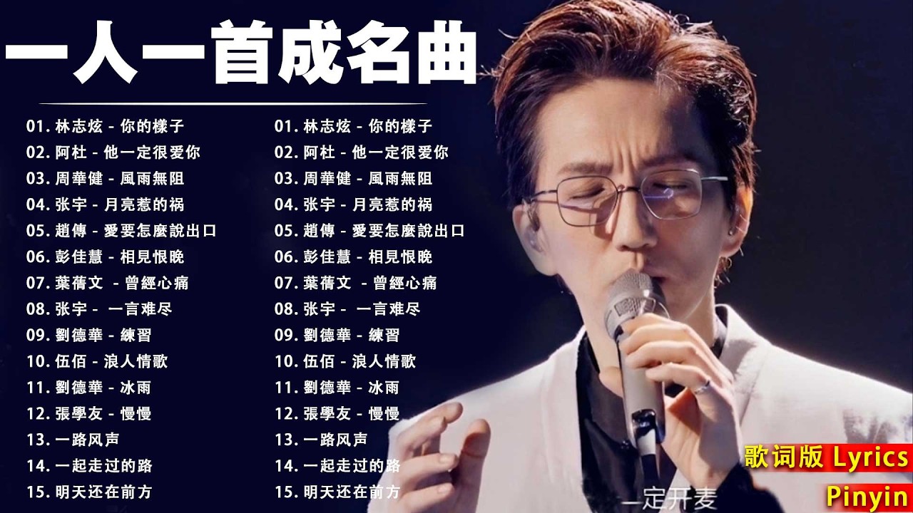 经典老歌500首大全 - 群星 里 一人一首成名曲 💖💖 張宇, 蘇芮, 巫啟賢, 王傑, 邰正宵, 林憶蓮, 張信哲, 趙傳, 潘越雲, 潘美辰, 陳昇, 葉蒨文 ,黃昏