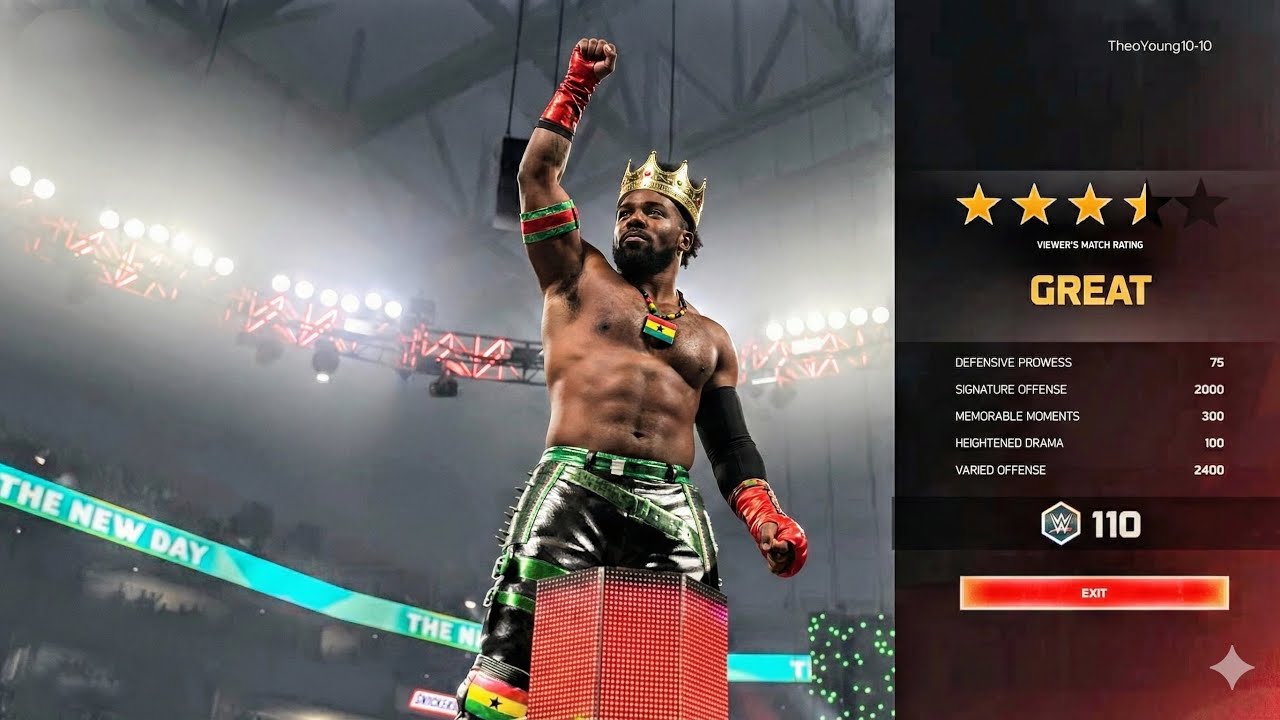 WWE 2K25 |  Rematch: Theo  Young Vs Jey Uso!
