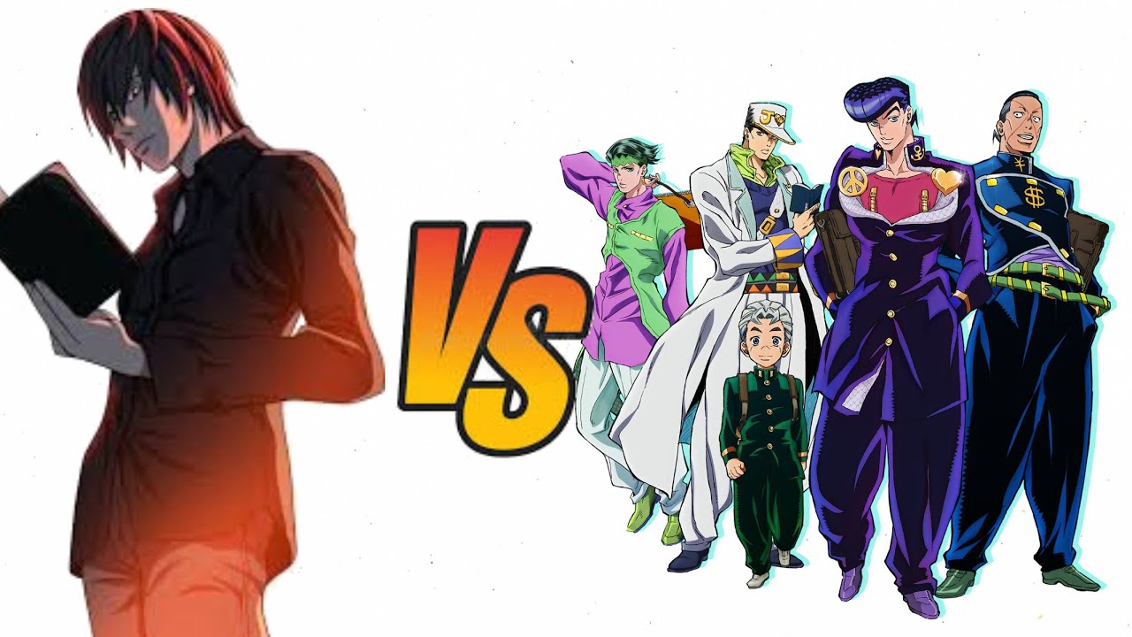 The Morioh Warriors vs Light Yagami. Death Note/JJBA What If