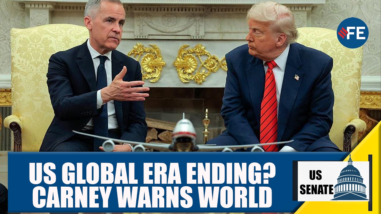 World Order Changing Canada’s Mark Carney Warns US Dominance Is Fading  Canada US  Trump  Carney