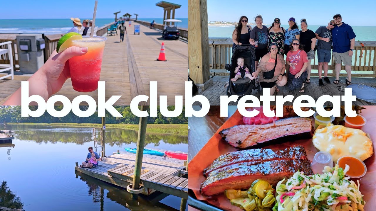 BOOK CLUB RETREAT VLOG 2024 | exploring Charleston, SC with my online book club friends