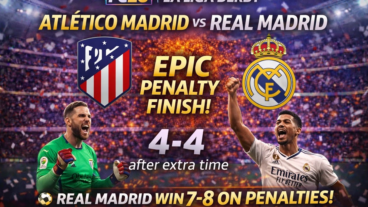 🎮⚽ FC26 La Liga Derby Thriller!One of the craziest Madrid derbies ever played in FC26!🔥 