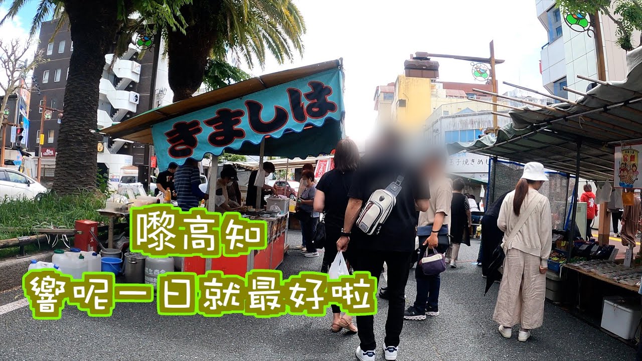 [高松～高知] 去高知市一定要預留呢一日時間去😋商店街除咗有食市｜要去埋市場搵食｜少有古城可以行出去觀景｜ひろめ市場｜日本旅遊 ｜高松自駕遊｜高松自由行｜Japan｜高知縣｜日本自駕遊｜四國