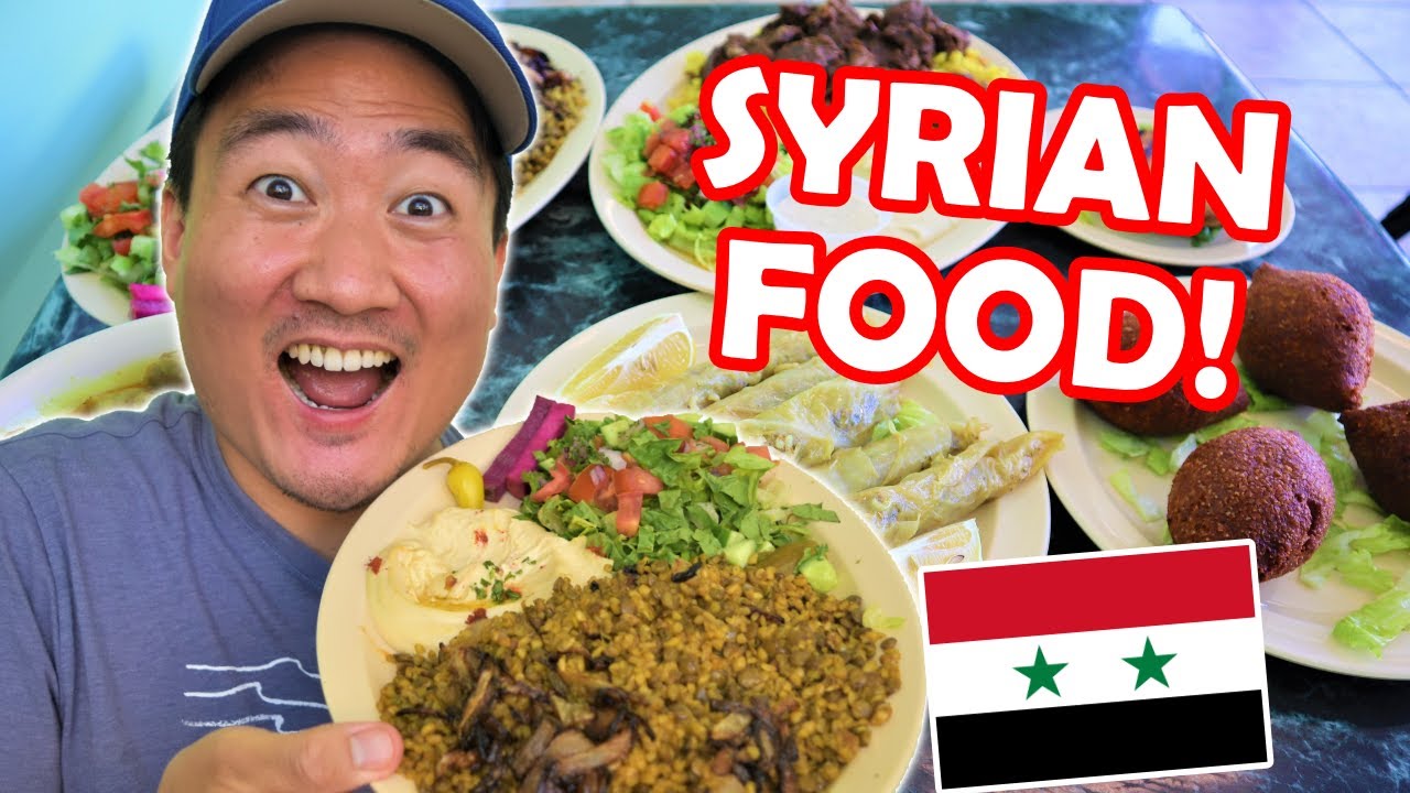Впервые пробую СИРИЙСКУЮ ЕДУ (обязательно попробуйте сирийскую еду)