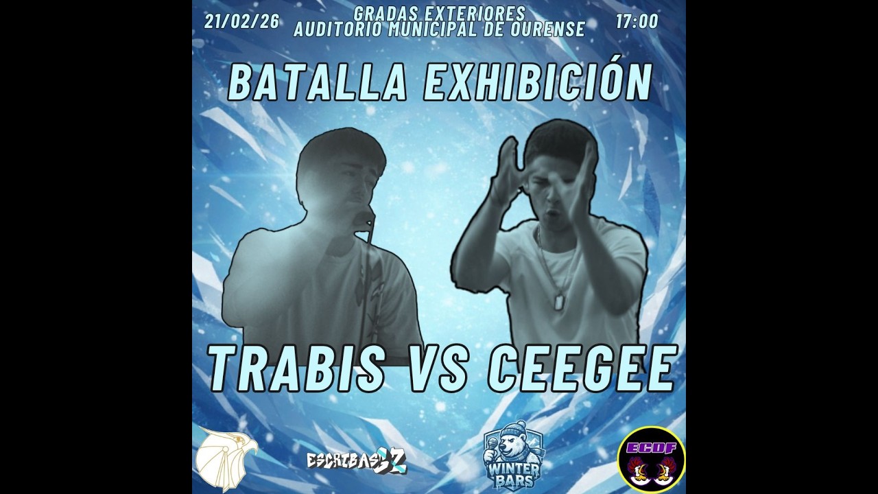 TRABIS VS CEEGEE // Batalla escrita exhibición - Winter Bars - HorusRap X ElCorralDelFreestyle