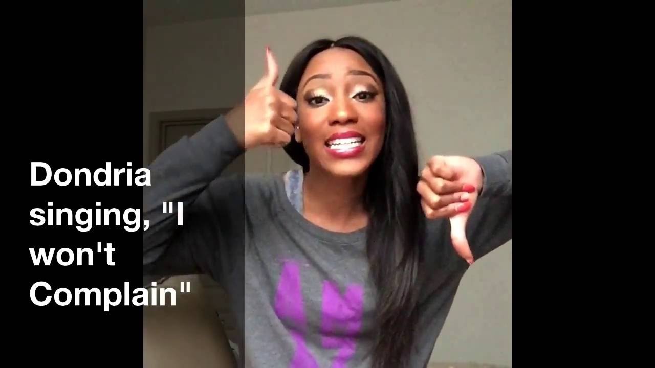 I Won't Complain (Rev. Paul Jones) | Dondria Nicole (@Dondria)