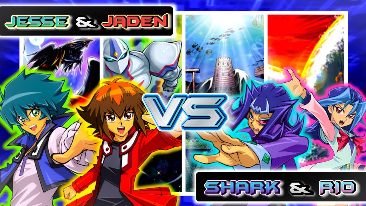 Awesome Tag Duel! GX VS Zexal | Jesse & Jaden VS Shark Kastle & Rio Kastle [Yu-Gi-Oh Duel Links]