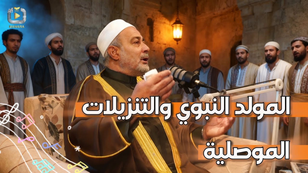 من قلب الموصل | المولد النبوي والتنزيلات الغنائية مع الشيخ مقداد | بودكاست مقام عراقي