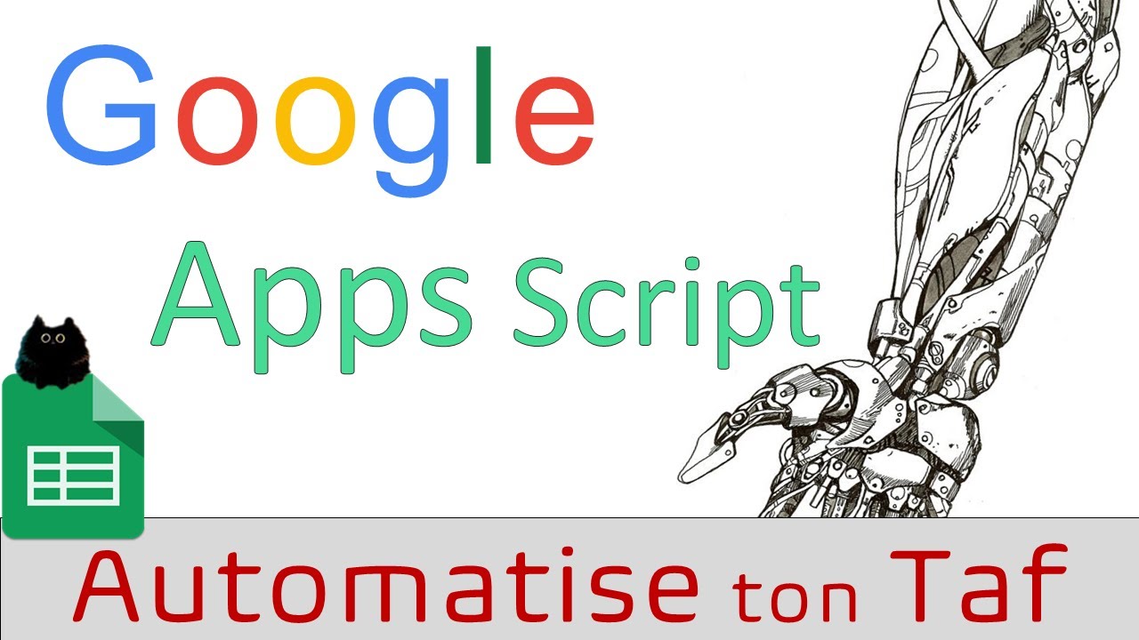 Google Apps Script : les évenements (Google Sheets)