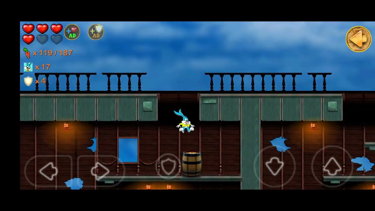 Bunny Jump And Run Tiny Toon walkthrough part 36 boss level