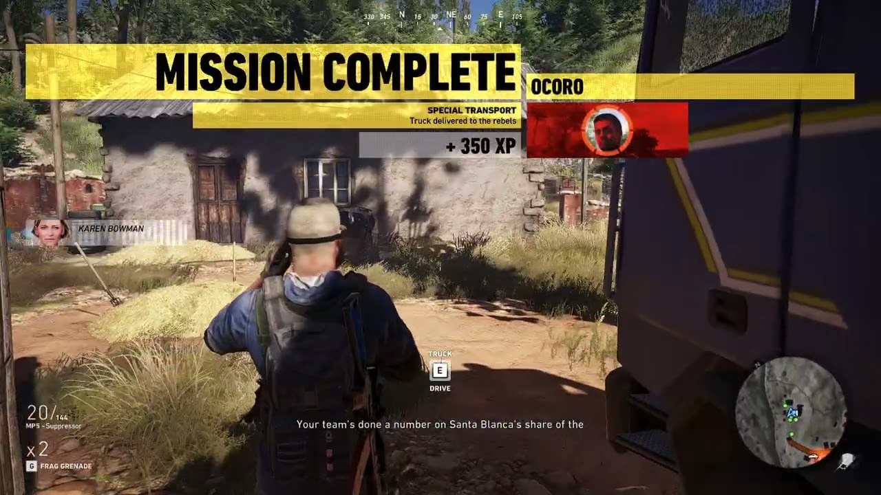 Ghost Recon wildlands gathering intel to huntdown Agua Verde