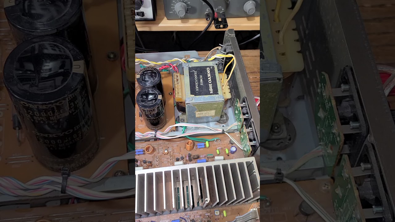 Repair of Onkyo A8170 Integrated Amplifier