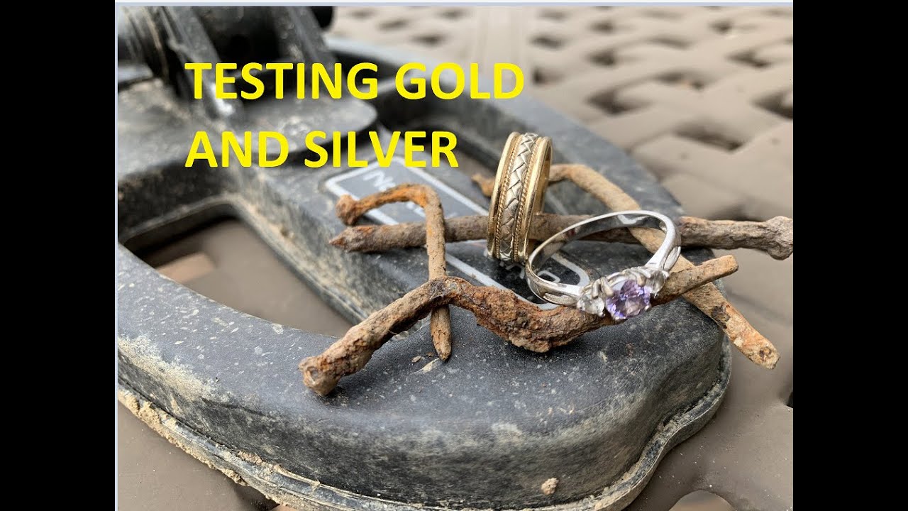 Simplex. Testing Gold and Silver rings w Iron Discrimination/ Iron Volume settings. SP24.