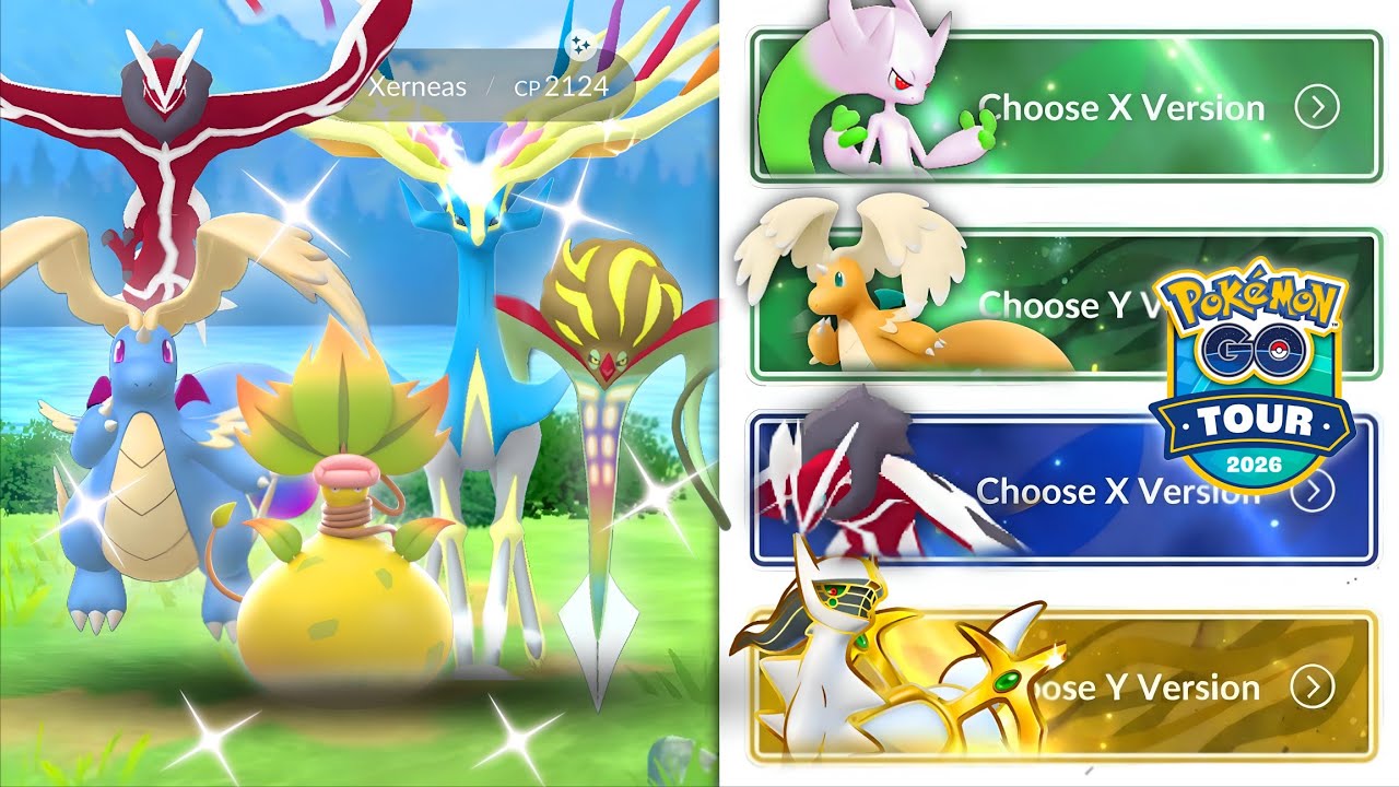 X/Y Path from Special Research of Kalos Tour with Shiny Mega's in pokemon go.