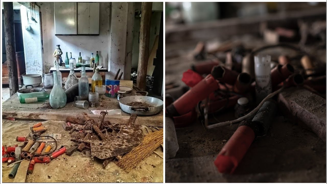 DENTRO LA CASA DEL MOSTRO TROVIAMO CARTUCCE TROFEI E ALIMENTI STRANI! PAZZESCO!
