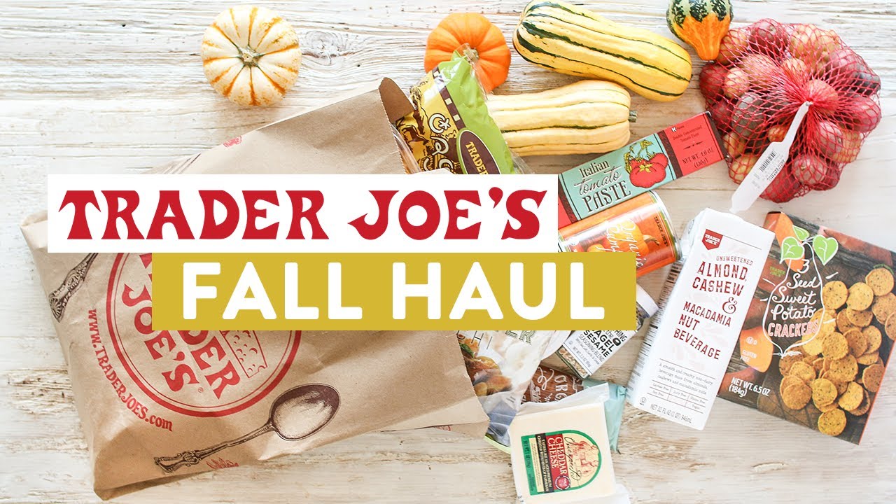 My BIGGEST Trader Joe's Fall Grocery Haul YET!