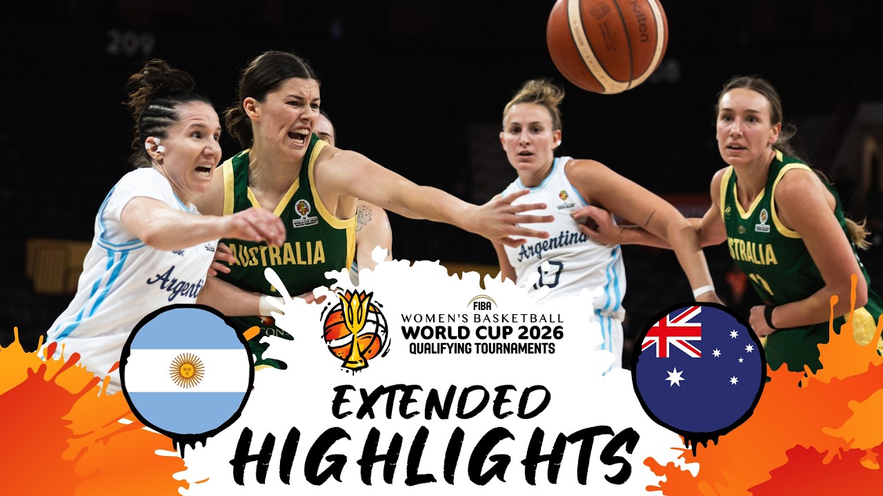 Argentina 🇦🇷 v Australia 🇦🇺 | Extended Highlights | #FIBAWWC 2026 Qualifying Tournament