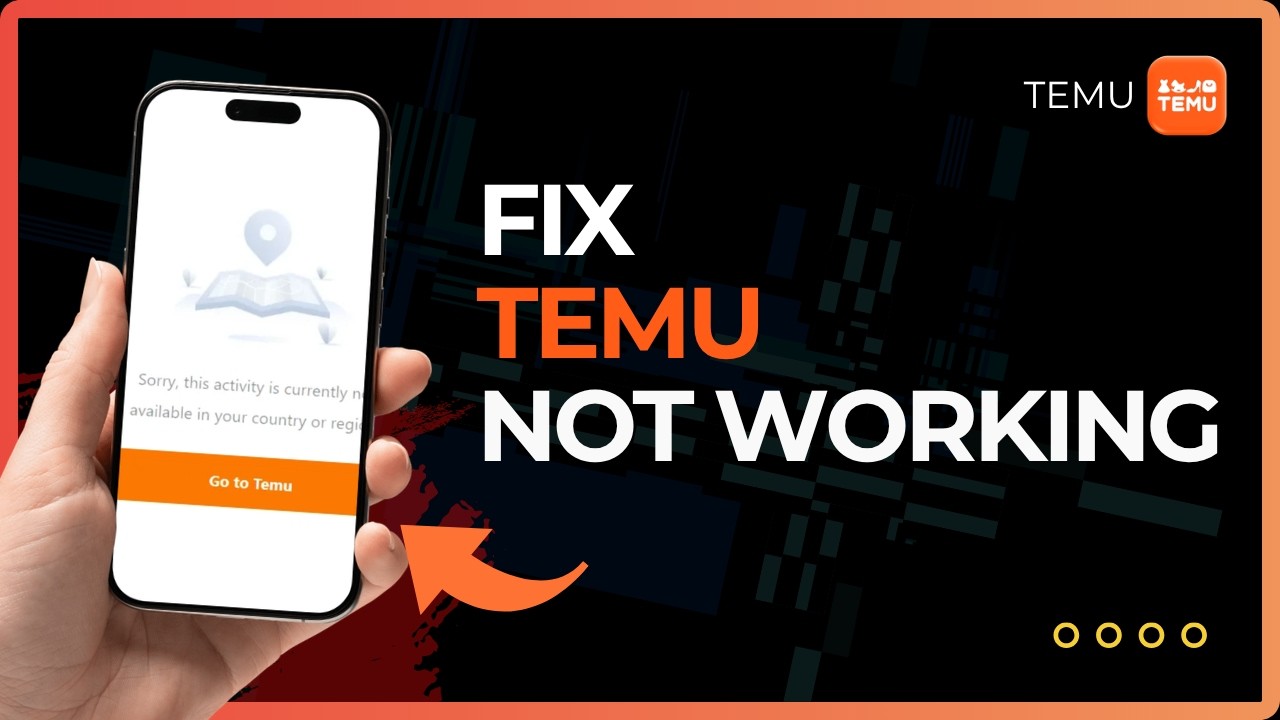 How to Fix Temu App Not Working 2026 (Network Errors, Crashing, & Login Fixes)