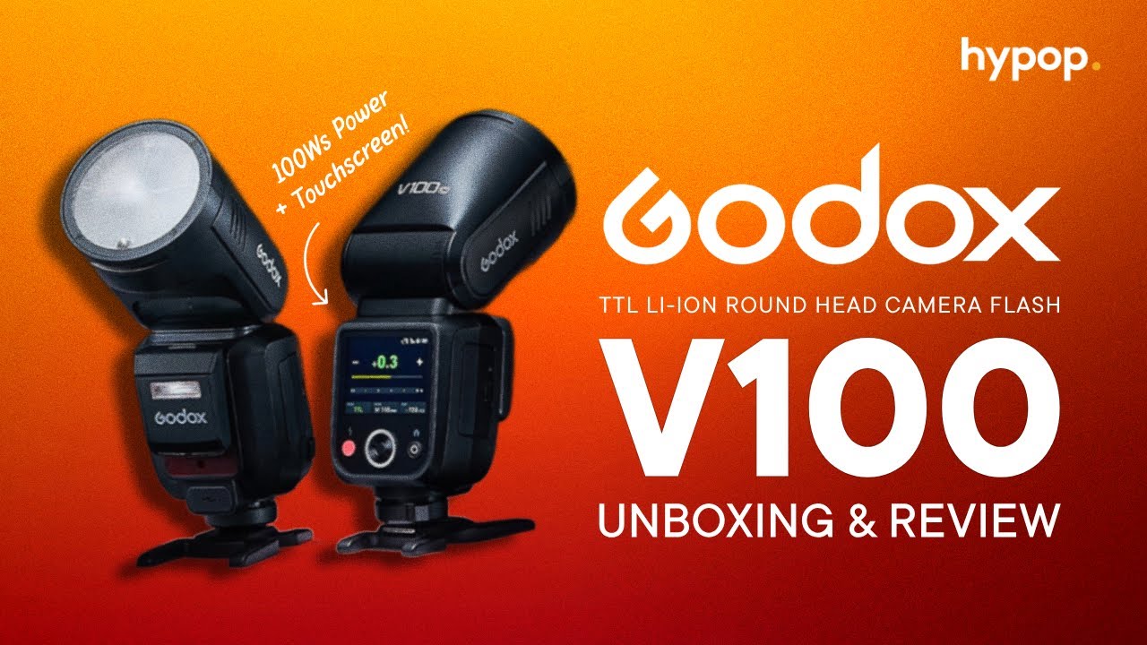 Is this the ULTIMATE Speedlight for 2025? New Godox V100 | Unboxing & Review