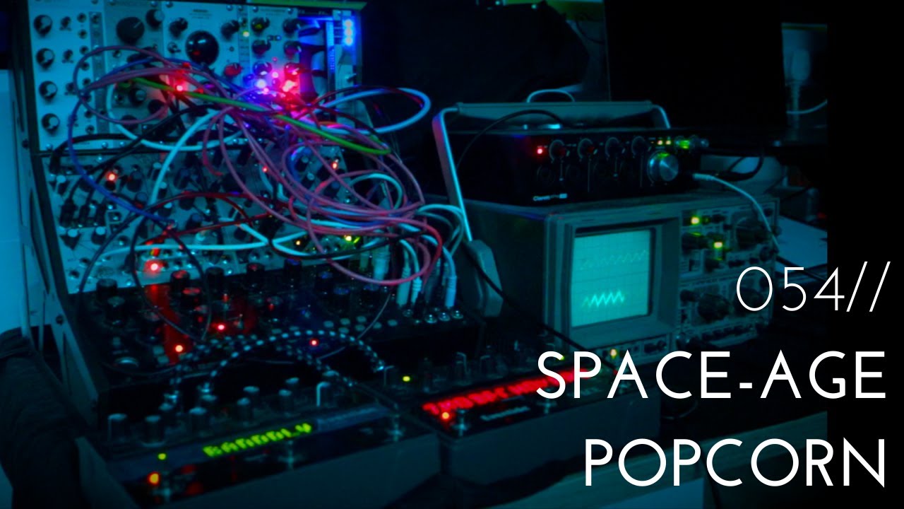054//Space-Age Popcorn - self-generating synthwave modular synth plucks