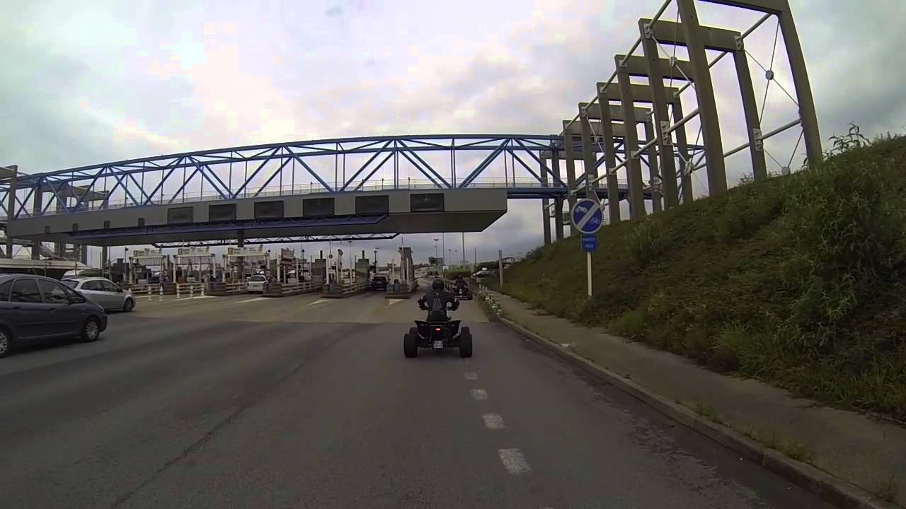 Traversée du pont de Normandie