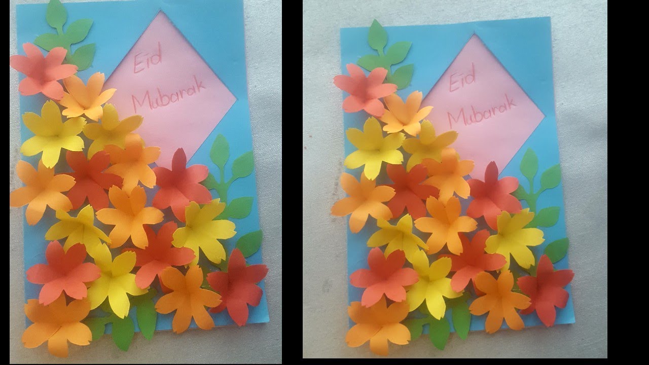 How to make handmade eid card #eidcardideas #diy