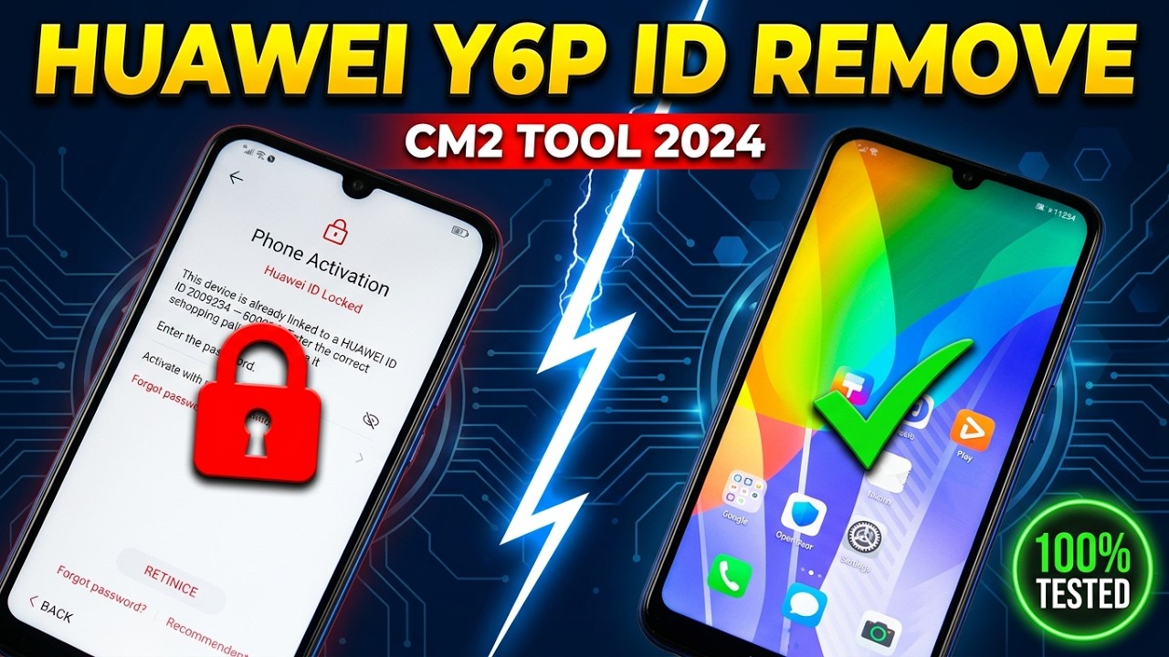 Huawei Y6P MED-LX9 Huawei Account With CM2 Latest Security Safely and Legally (2024 Guide)