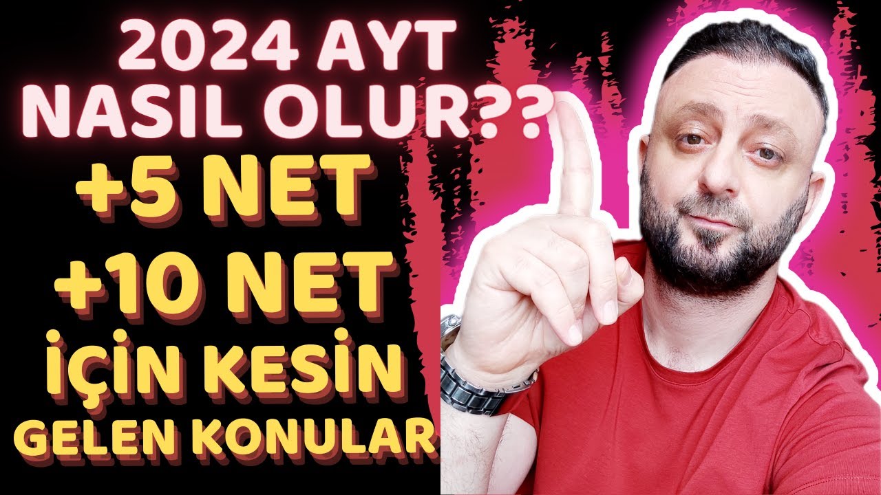 2024 AYT NASIL OLUR | AYT FİZİK 5 NET VE 10 NET İÇİN KESİN GELEN KONULAR
