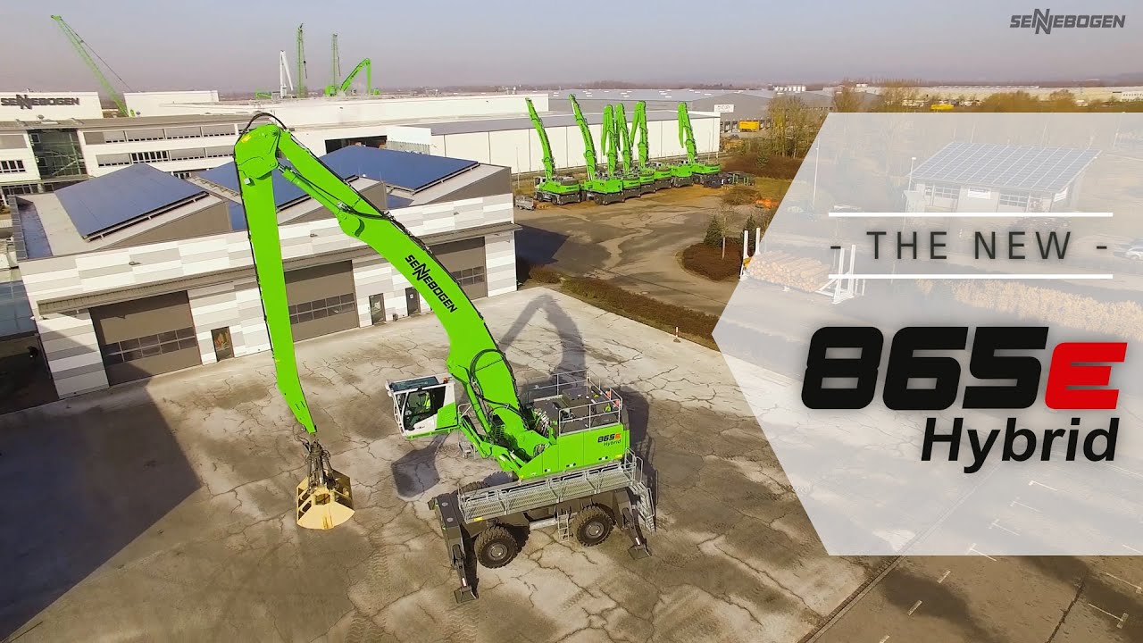 The new powerful 90 ton material handler - SENNEBOGEN 865 E (English)