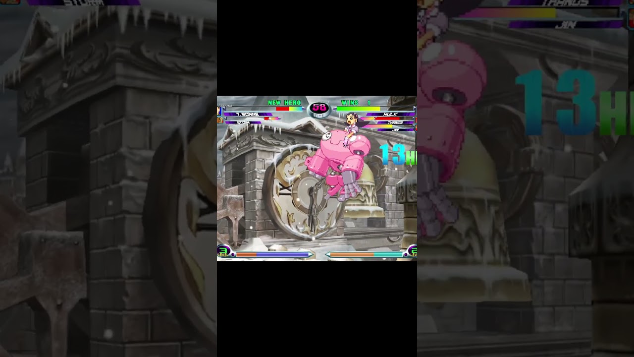 MvC2: LuisMarvel - Jin Tag to Hulk Gamma Wave DHC Power Ball Combo .:5.20.25:.