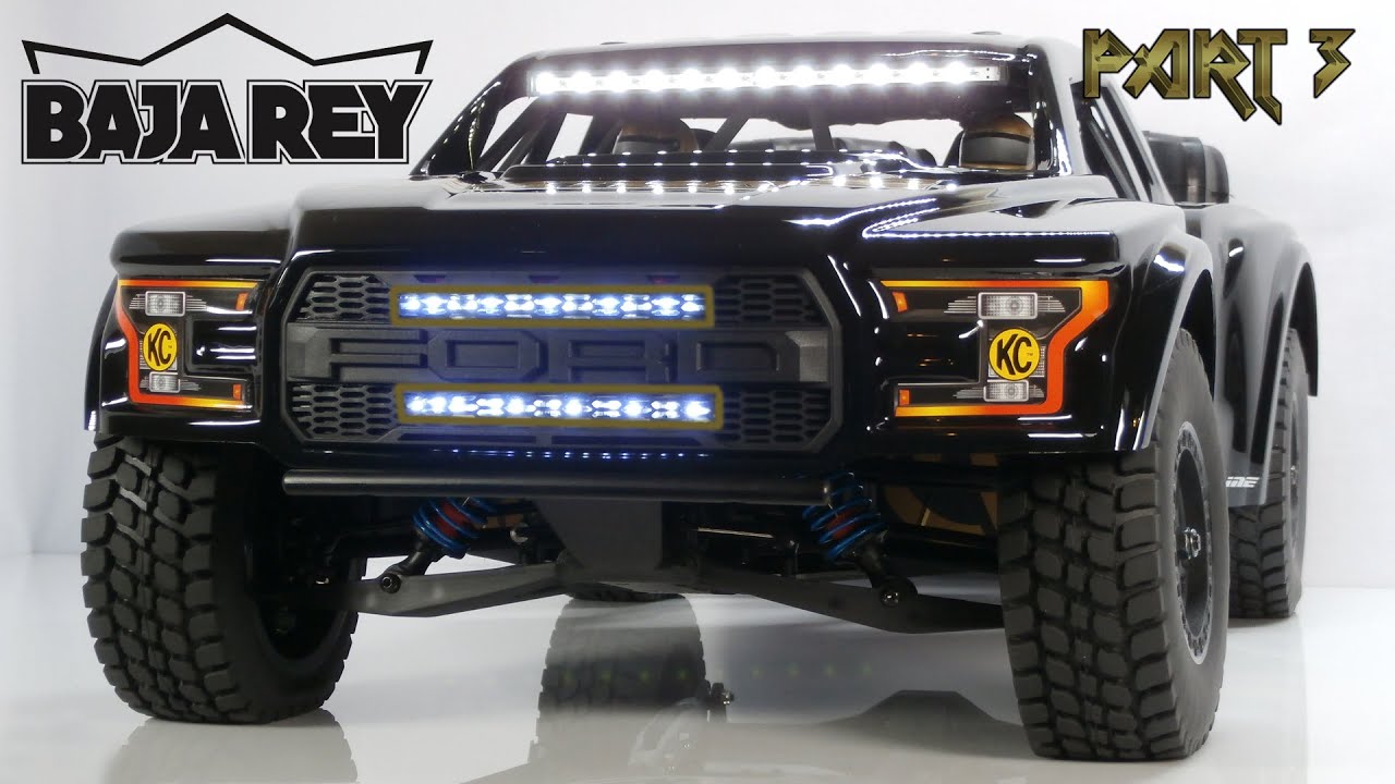 Losi Baja Rey RC Trophy Truck Raptor Rey Part 3 
