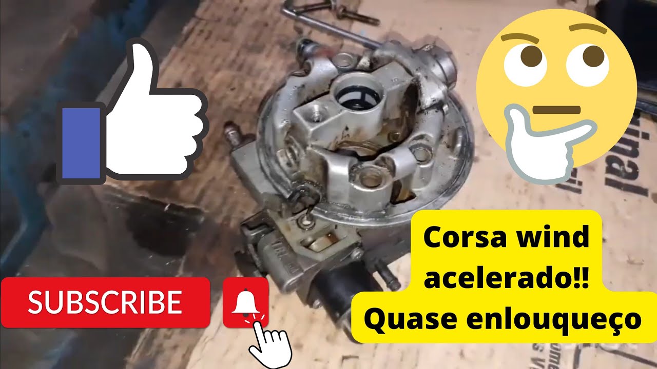 CORSA WIND ACELERADO, O QUE FAZER❓️