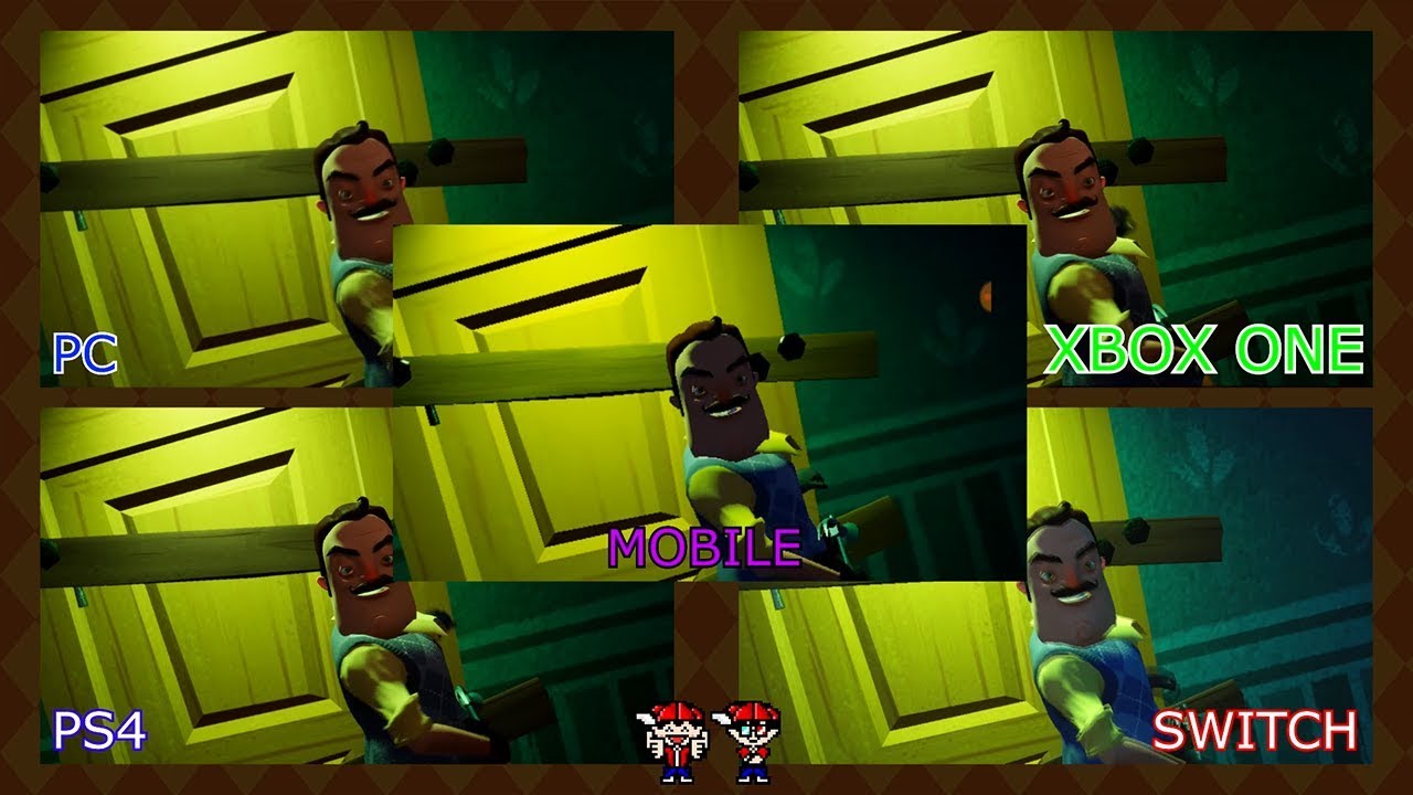 Hello Neighbor Act 3 All Cutscenes - PC vs. Xbox One vs. PS4 vs. Switch vs. Mobile