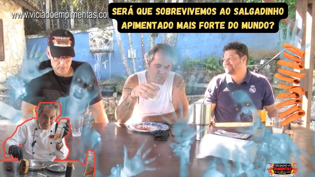 PEGADINHA SALGADINHO APIMENTADO MAIS FORTE DO MUNDO!