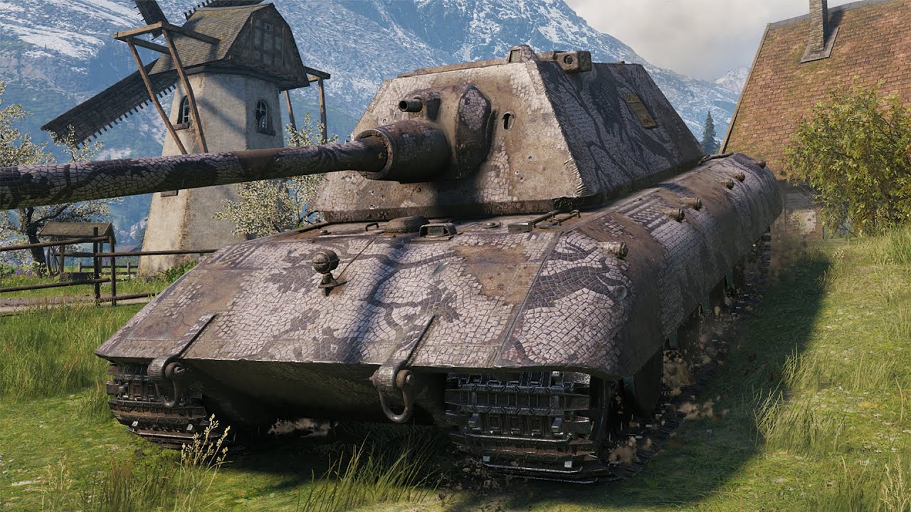 E 100 держит удар )) World of Tanks