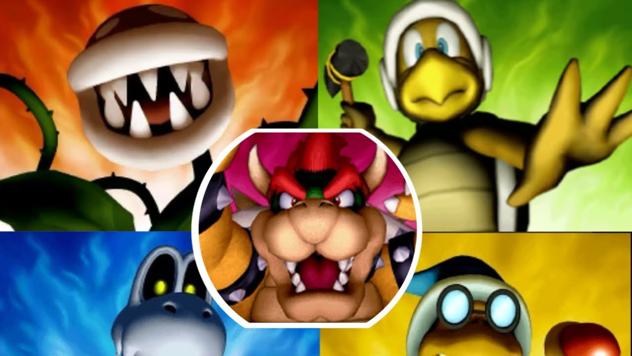 Mario Party DS - All Bosses
