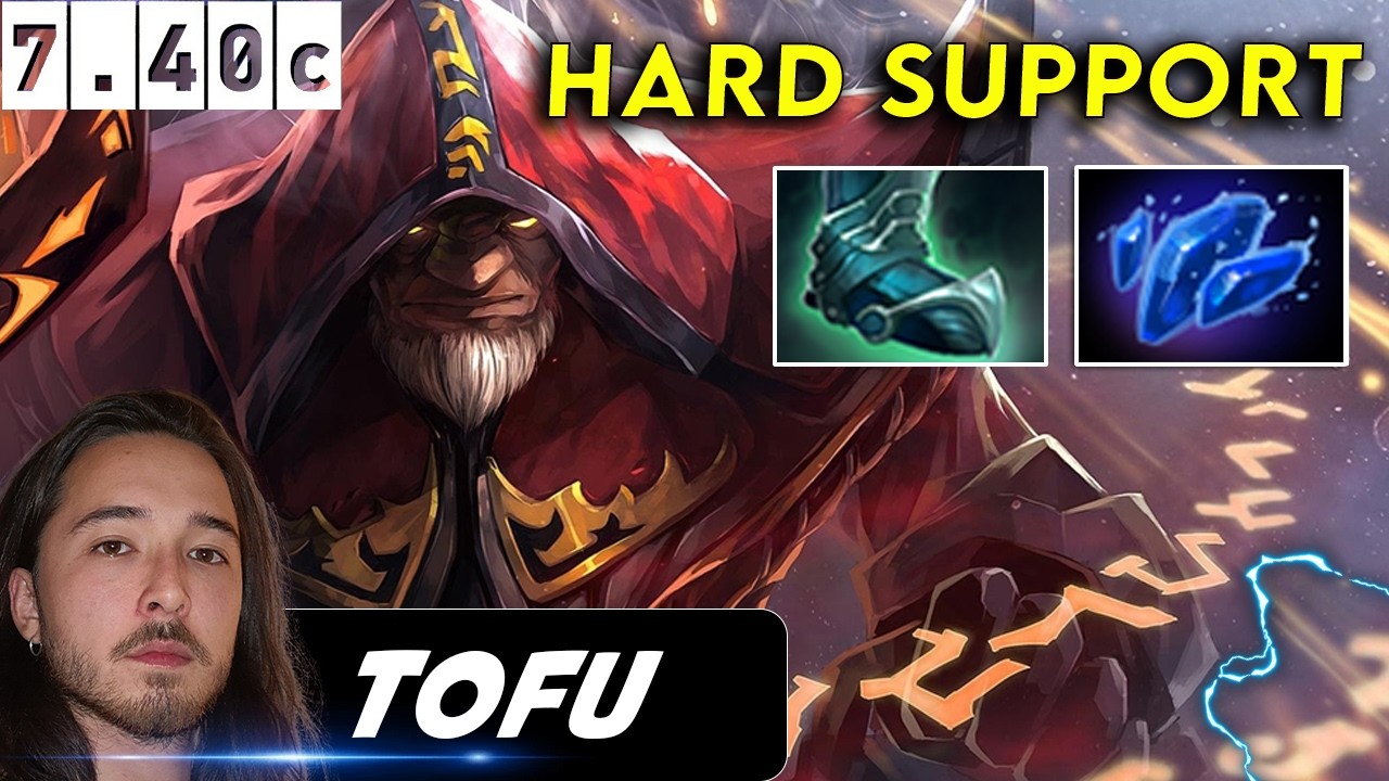 Tofu Warlock Hard Support - Dota 2 Patch 7.40c Pro Player Full Gameplay