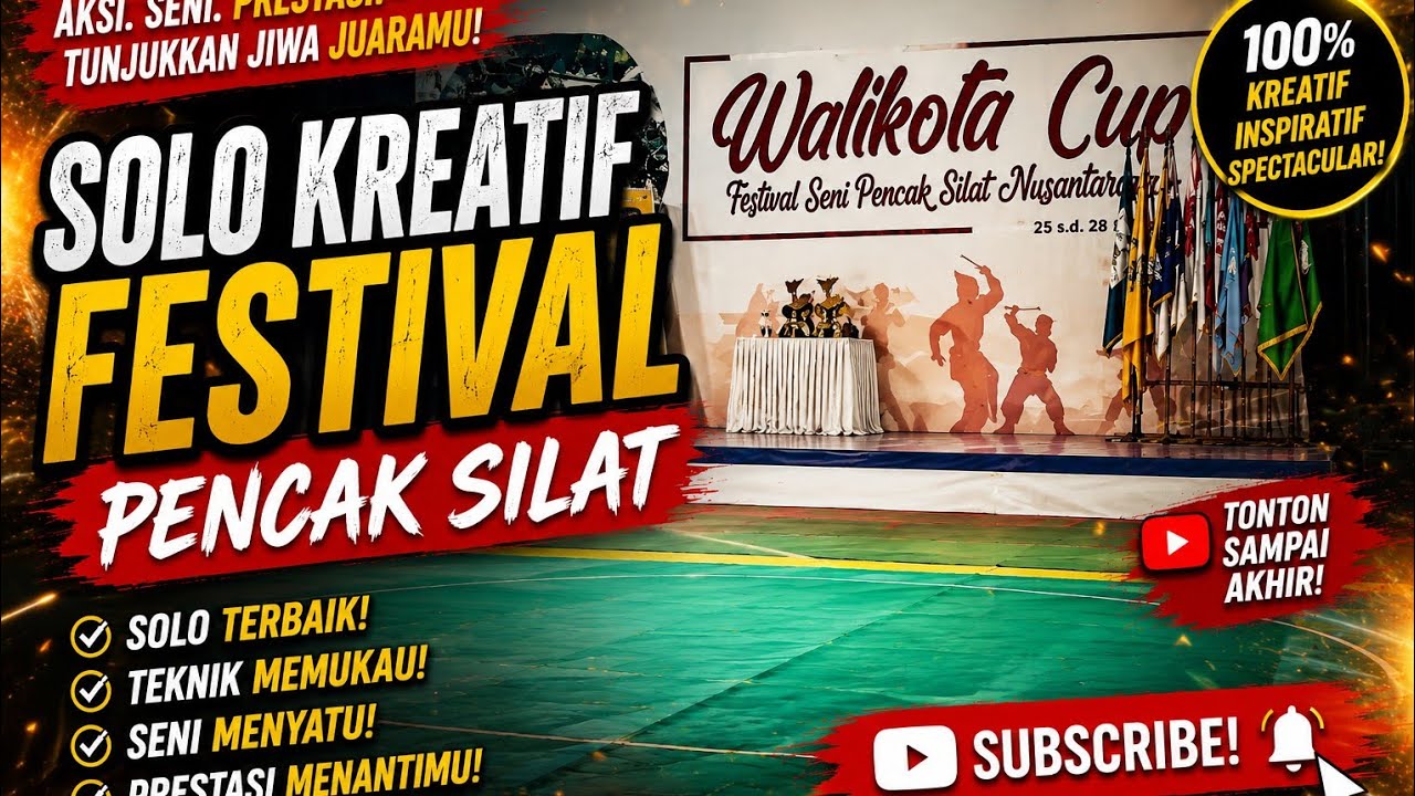 solo kreatif pencak silat festival
