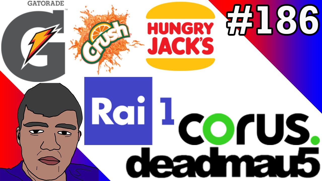 ИСТОРИЯ ЛОГОТИПА №186 — Rai 1, Crush, Gatorade, Deadmau5, Hungry Jack's и Corus Entertainment
