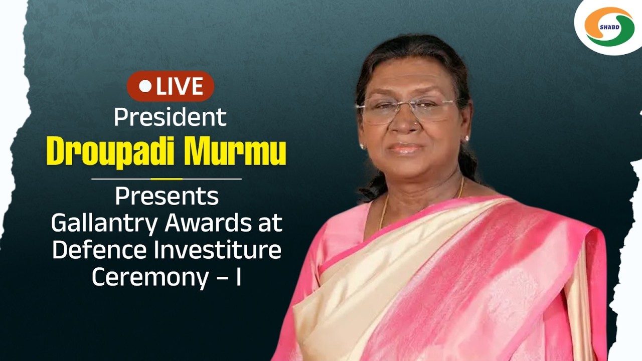LIVE: President Droupadi Murmu Presents Gallantry Awards at Defence Investiture Ceremony &ndash; I