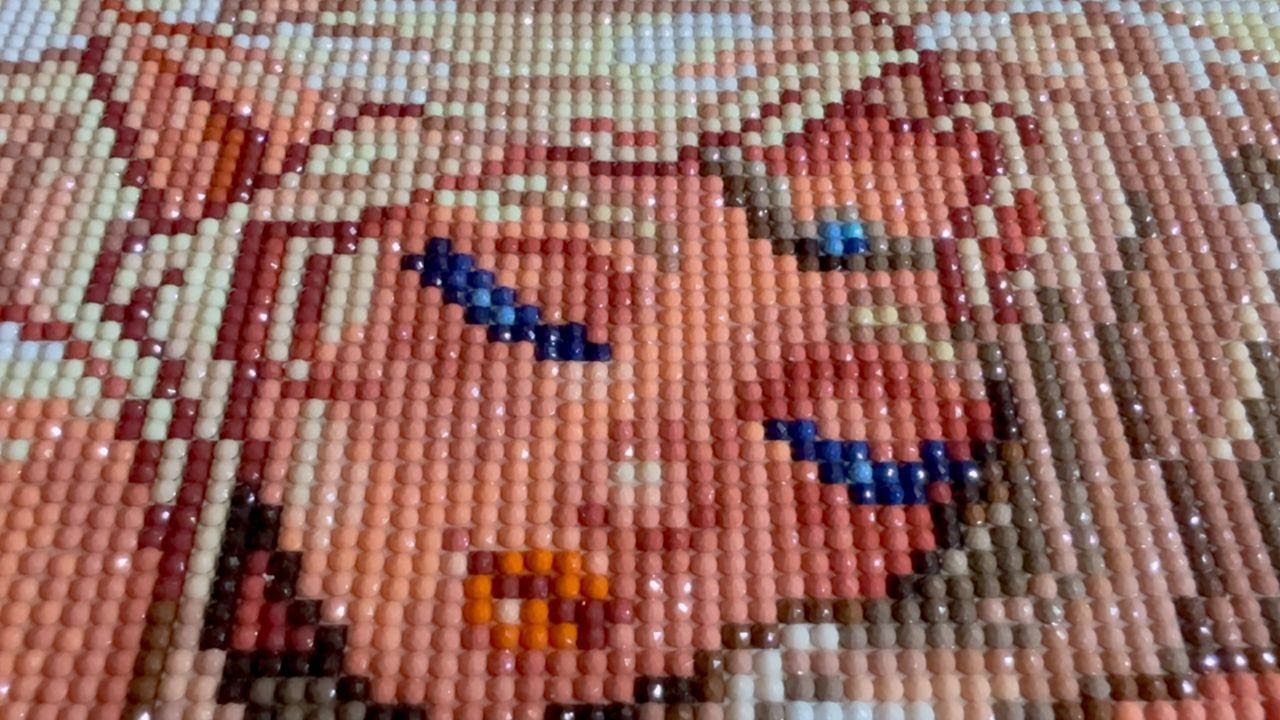 Super Satisfying and Relaxing ASMR Diamond Painting | No talking | Real Time