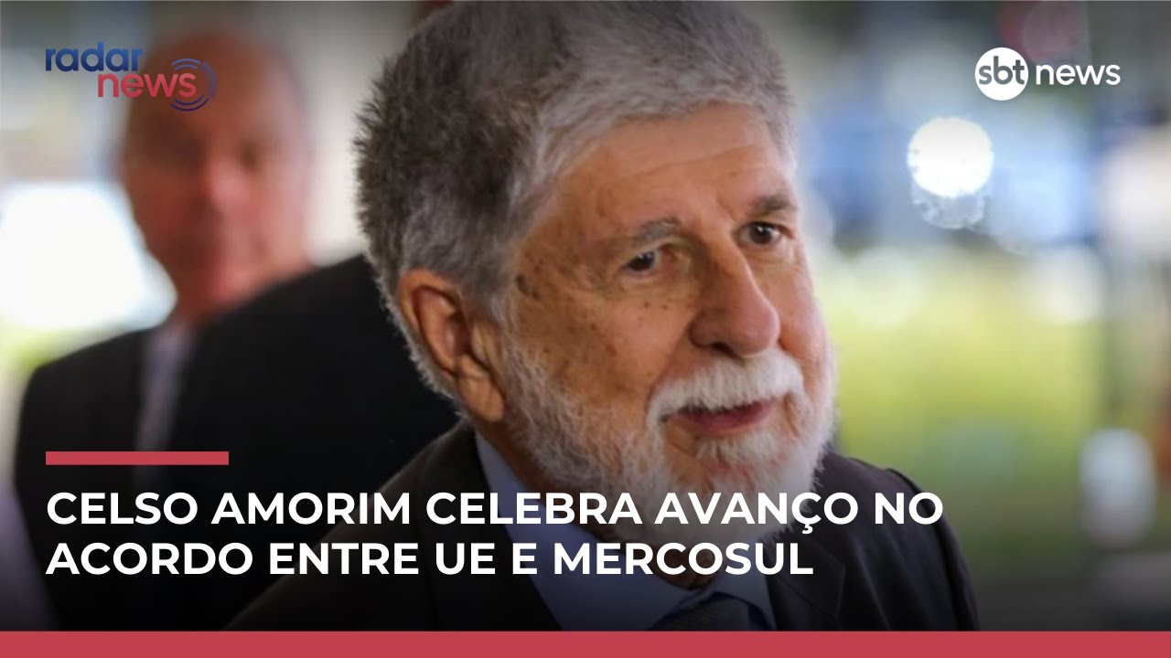 "Passo importante do ponto de vista econômico", diz Celso Amorim sobre UE-Mercosul | 