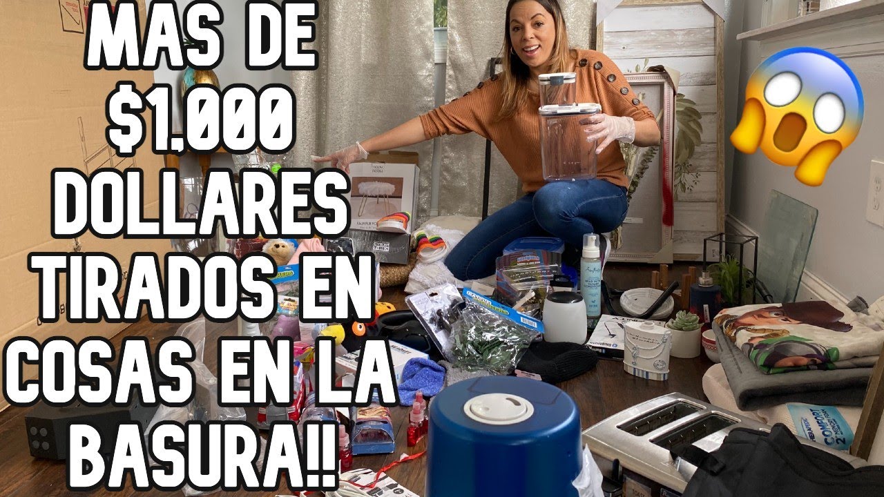 MAS DE $1000 Dollares En COSAS  Tiradas  En La Basura😱Increible/Lo Que Tiran En USA🇺🇸Noemy B