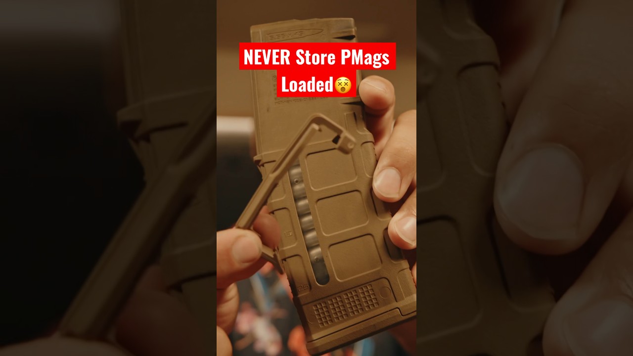 НИКОГДА не храните PMags загруженными😵