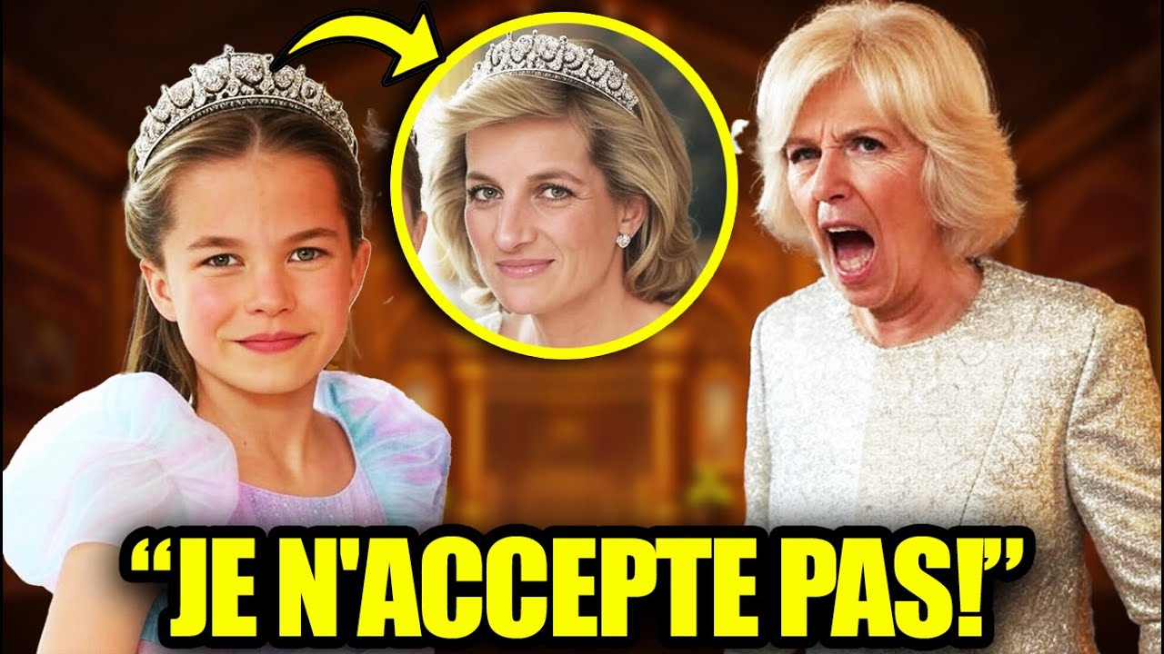La R&eacute;action Choc de la Reine Camilla sur la Princesse Charlotte et le Diad&egrave;me de Diana !