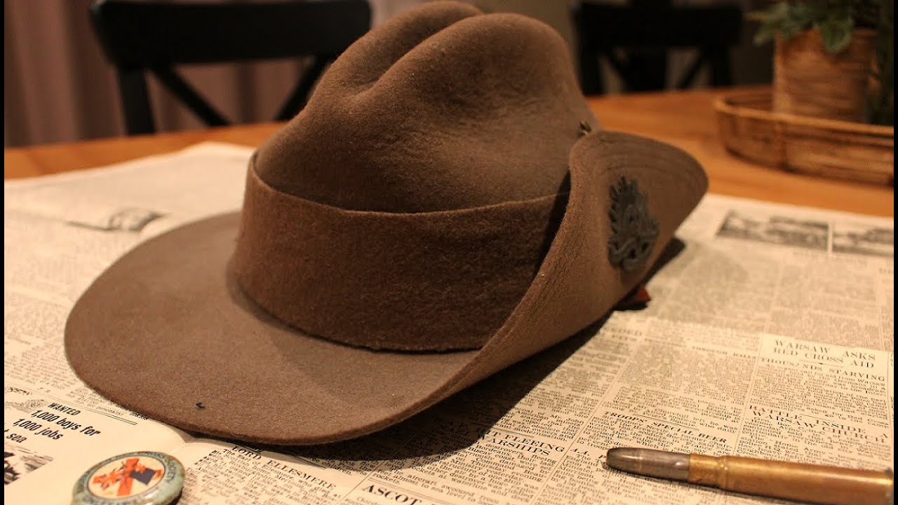 How To Bash A Slouch Hat | WWI KIT + UNIFORMS / HOW TO + DIY / AUSTRALIA