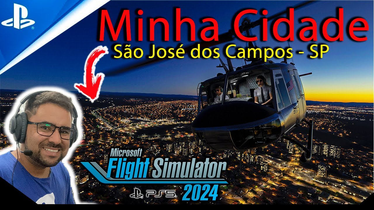 Voando em São José dos Campos – SP | MSFS 2024