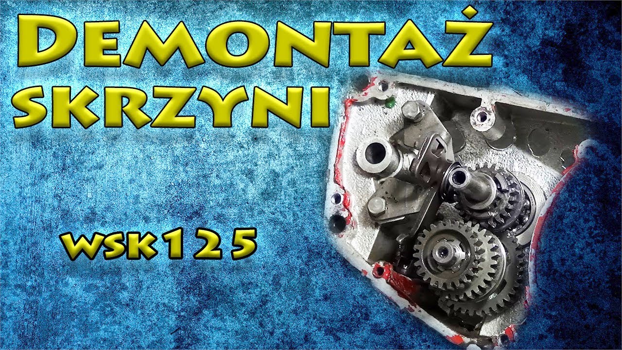 WSK 125 demontaż skrzyni biegów