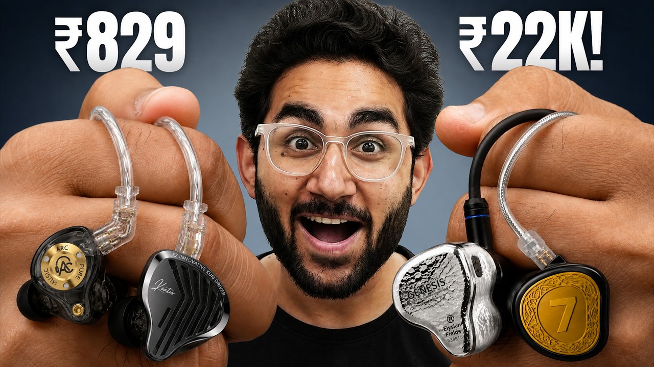I Tried 7 IEMs From ₹829 to ₹22,000 &ndash; Budget vs Premium!